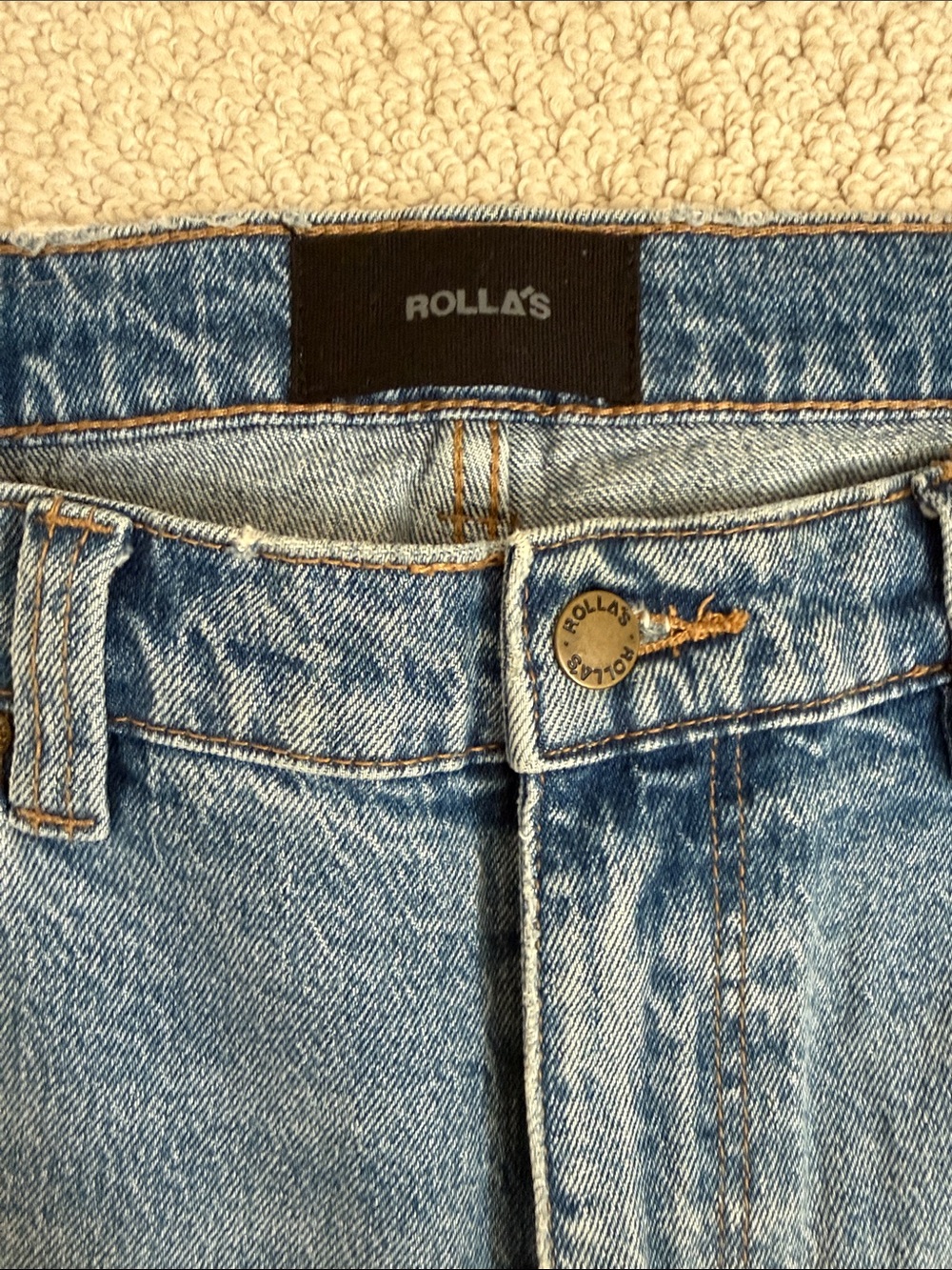 ROLLA'S Relaxo - Men's Jeans Light Blue Denim (90s wash) - Picture 3 of 7
